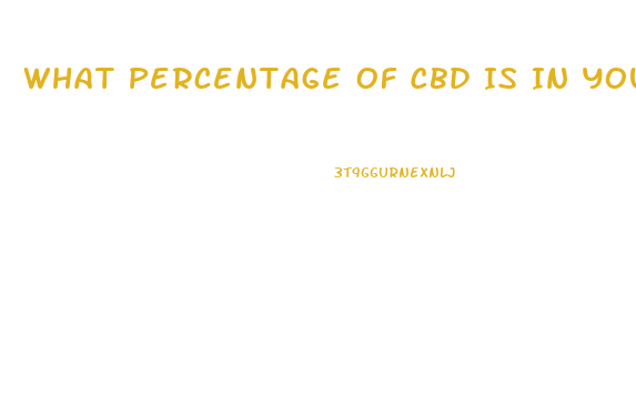 What Percentage Of Cbd Is In Your Cbd Oil Product