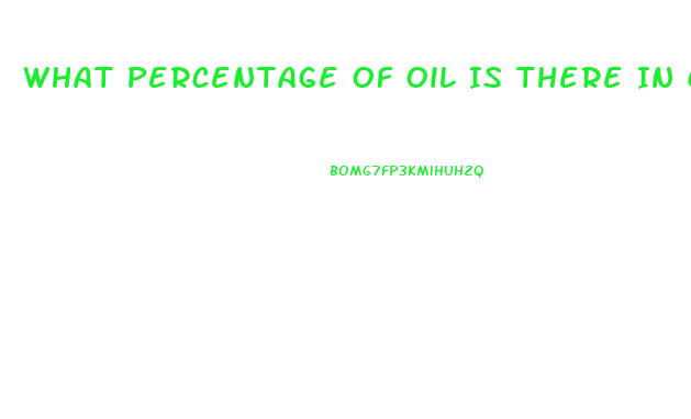 What Percentage Of Oil Is There In Cbd Hemp Plant