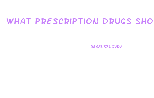 What Prescription Drugs Should Not Be Taken With Cbd Oil