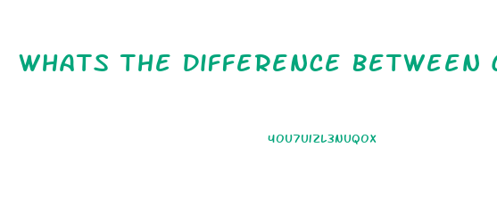 Whats The Difference Between Cbd Oil And Hemp Oil