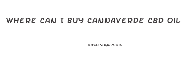 Where Can I Buy Cannaverde Cbd Oil