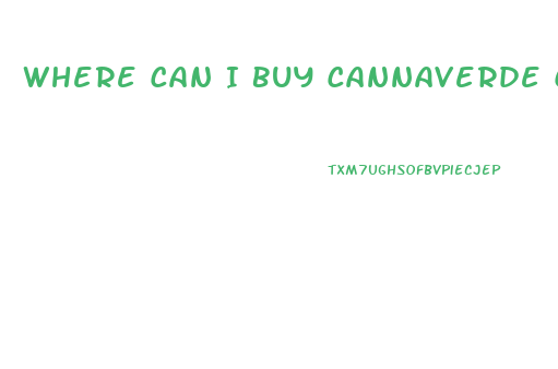 Where Can I Buy Cannaverde Cbd Oil