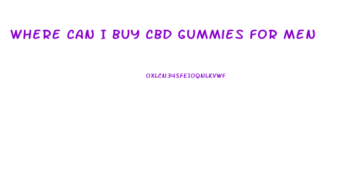 Where Can I Buy Cbd Gummies For Men