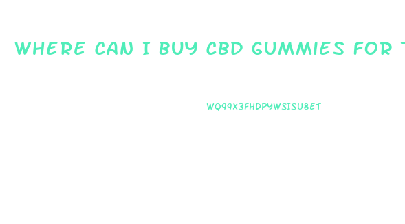Where Can I Buy Cbd Gummies For Tinnitus