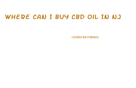 Where Can I Buy Cbd Oil In Nj