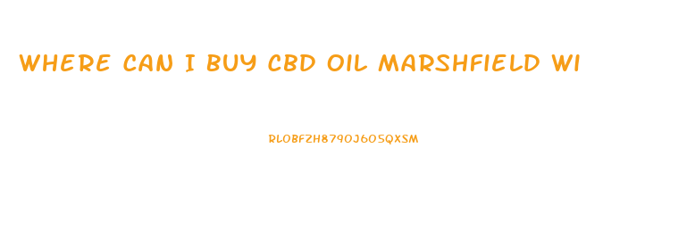 Where Can I Buy Cbd Oil Marshfield Wi