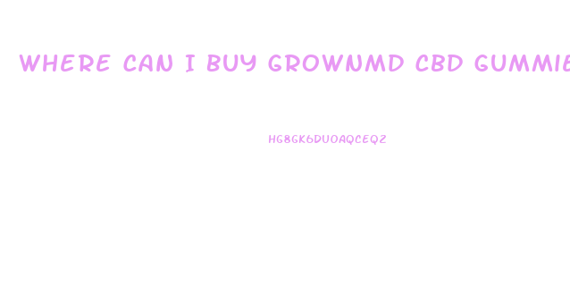 Where Can I Buy Grownmd Cbd Gummies
