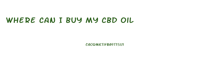 Where Can I Buy My Cbd Oil