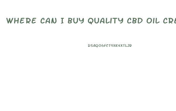 Where Can I Buy Quality Cbd Oil Cream