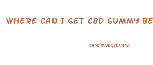 Where Can I Get Cbd Gummy Bears