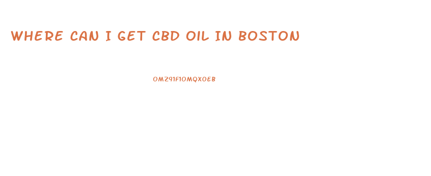 Where Can I Get Cbd Oil In Boston