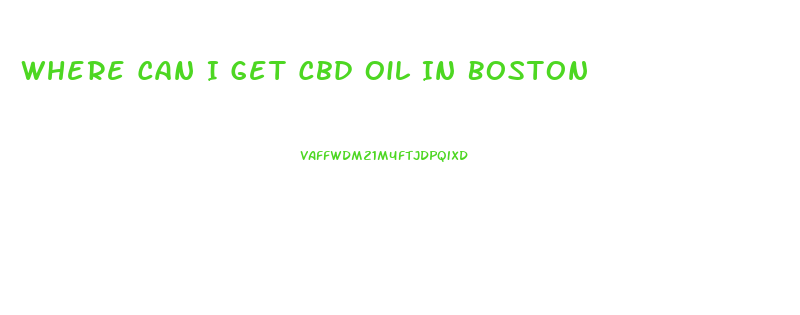 Where Can I Get Cbd Oil In Boston
