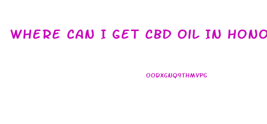 Where Can I Get Cbd Oil In Honolulu