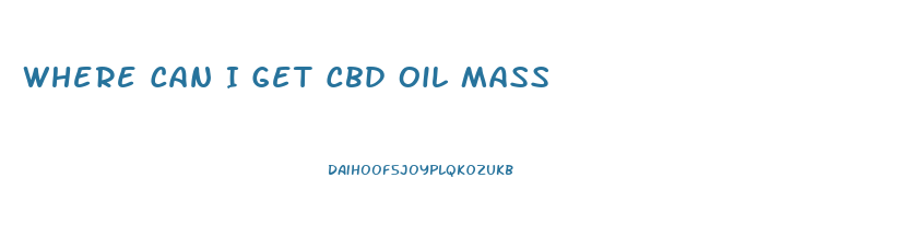 Where Can I Get Cbd Oil Mass