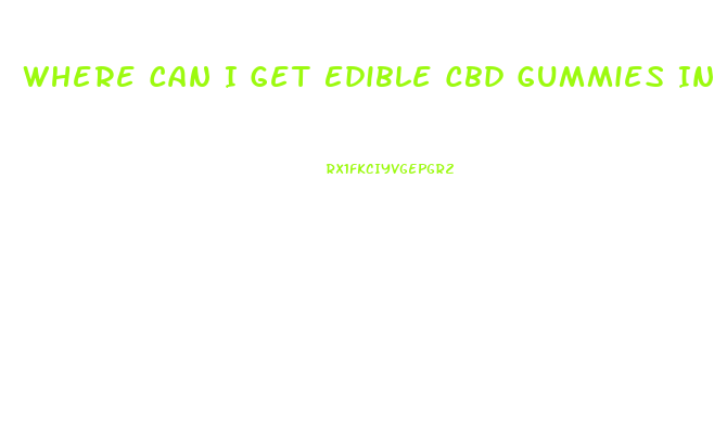 Where Can I Get Edible Cbd Gummies In Ohio