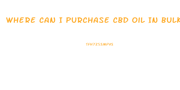 Where Can I Purchase Cbd Oil In Bulk To Put In My Sauves