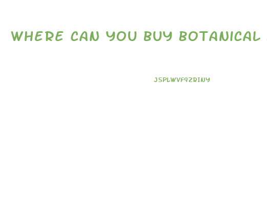 Where Can You Buy Botanical Farms Cbd Gummies