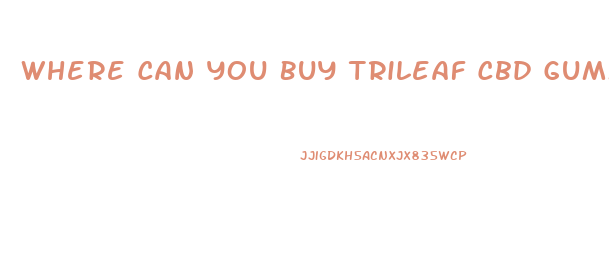 Where Can You Buy Trileaf Cbd Gummies
