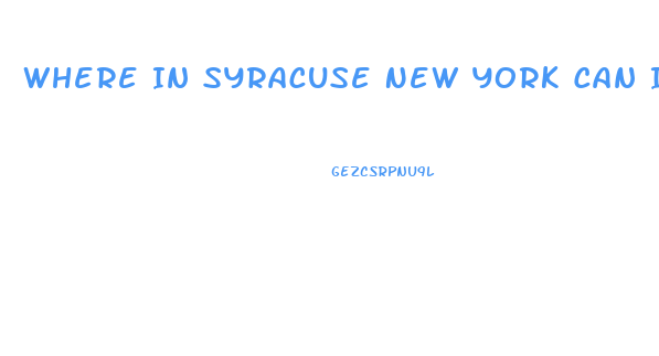 Where In Syracuse New York Can I Buy Cbd Oil