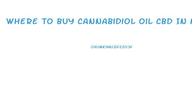 Where To Buy Cannabidiol Oil Cbd In Ny