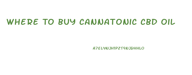 Where To Buy Cannatonic Cbd Oil