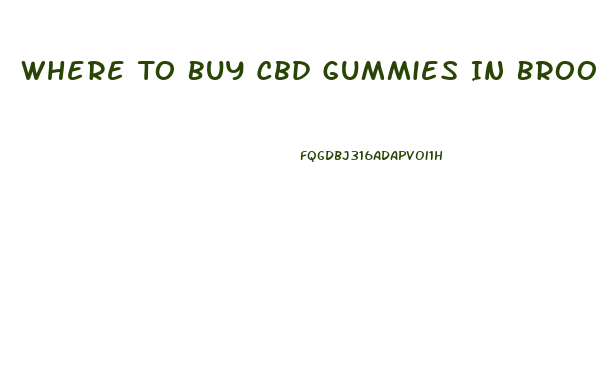 Where To Buy Cbd Gummies In Brooklyn