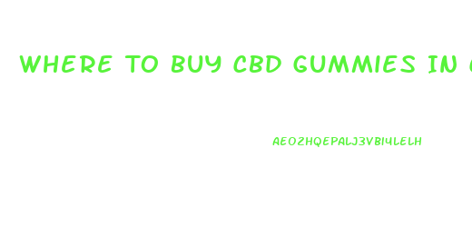 Where To Buy Cbd Gummies In Cincinnati