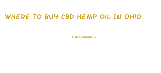 Where To Buy Cbd Hemp Oil In Ohio