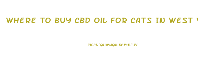 Where To Buy Cbd Oil For Cats In West Virginia