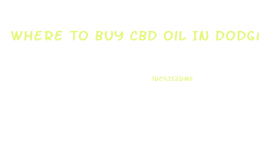 Where To Buy Cbd Oil In Dodge City Kansas
