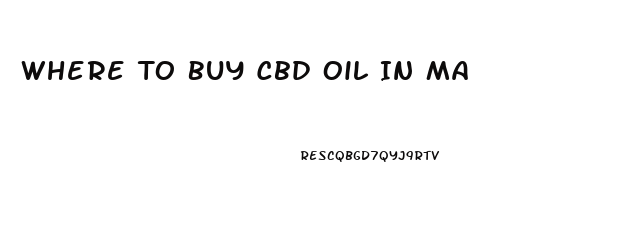 Where To Buy Cbd Oil In Ma