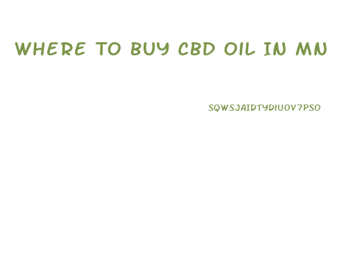 Where To Buy Cbd Oil In Mn