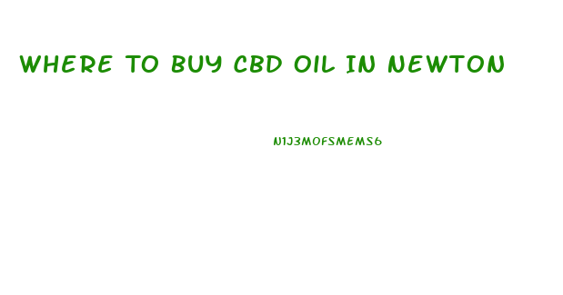 Where To Buy Cbd Oil In Newton