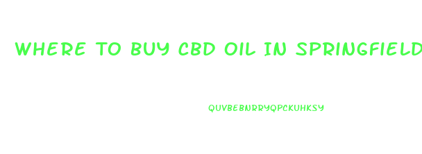 Where To Buy Cbd Oil In Springfield Mo