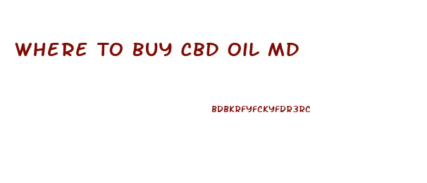 Where To Buy Cbd Oil Md