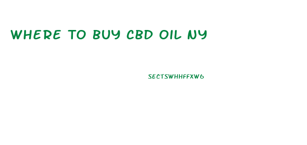 Where To Buy Cbd Oil Ny