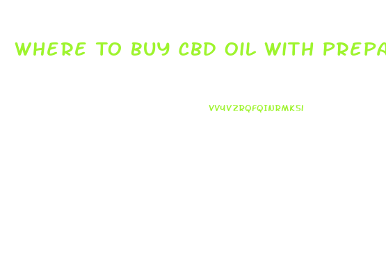 Where To Buy Cbd Oil With Prepaid Card