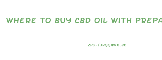 Where To Buy Cbd Oil With Prepaid Card