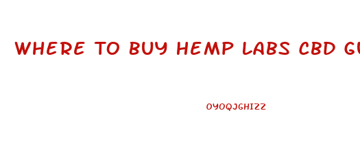 Where To Buy Hemp Labs Cbd Gummies