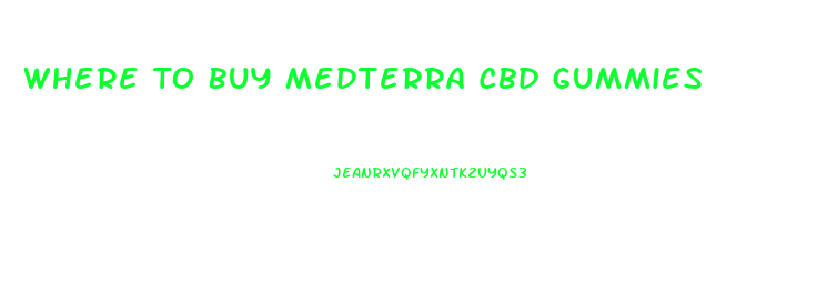Where To Buy Medterra Cbd Gummies