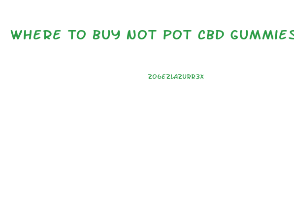 Where To Buy Not Pot Cbd Gummies