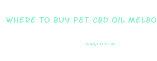 Where To Buy Pet Cbd Oil Melbourne Fl