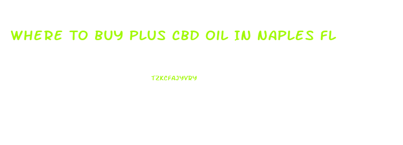Where To Buy Plus Cbd Oil In Naples Fl