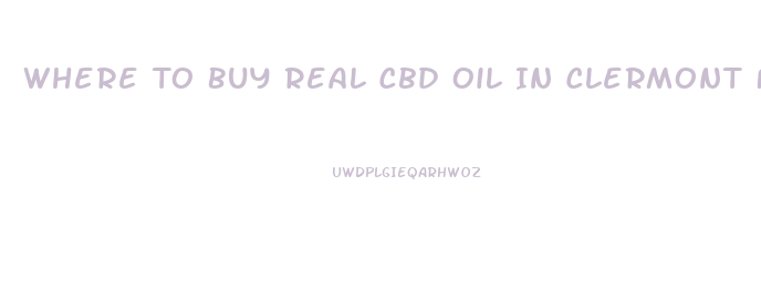 Where To Buy Real Cbd Oil In Clermont Fl
