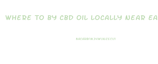 Where To By Cbd Oil Locally Near Eastpointe Michigan