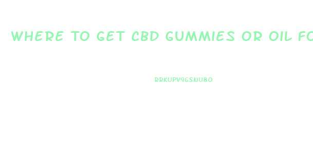 Where To Get Cbd Gummies Or Oil For Anxiety