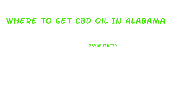 Where To Get Cbd Oil In Alabama