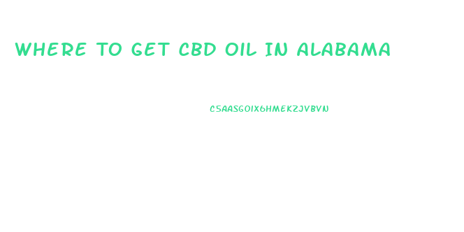 Where To Get Cbd Oil In Alabama