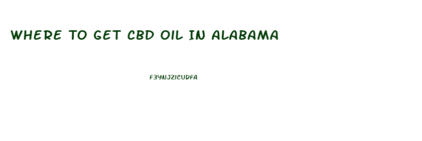 Where To Get Cbd Oil In Alabama