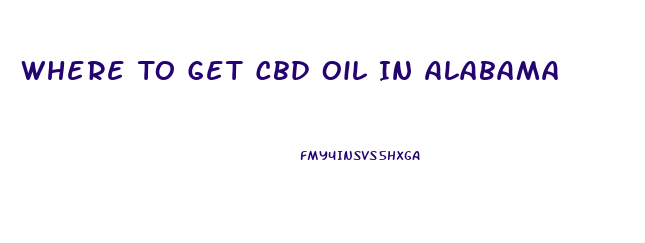 Where To Get Cbd Oil In Alabama